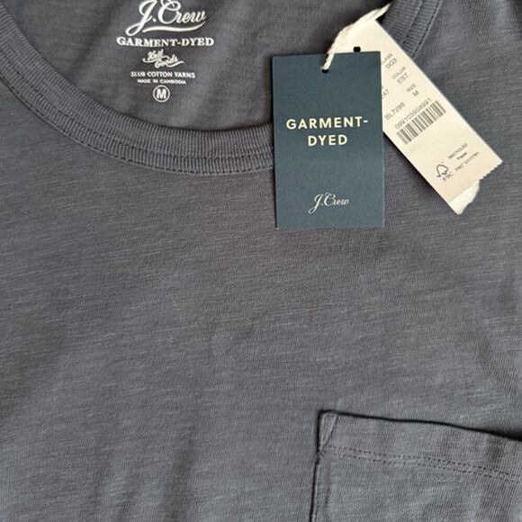J.Crew Long Sleeve Gray Tee Shirt Size M - Picture 7 of 10
